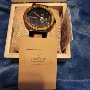 Bobo Bird- Wooden Watch- New